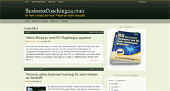 Desktop Screenshot of businesscoaching24.com